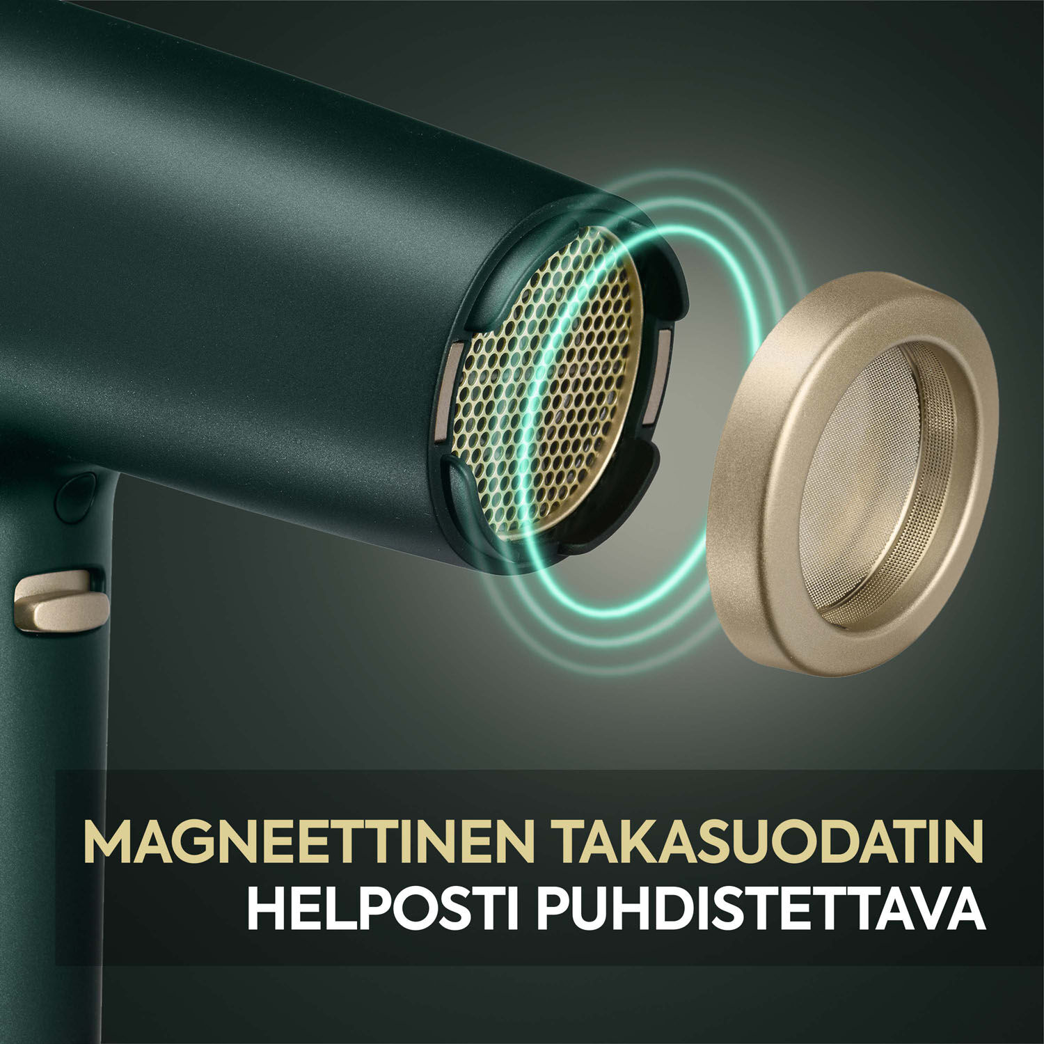 Magneettinen takasuodatin Helposti puhdistettava